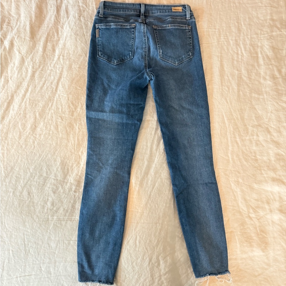 PAIGE Verdugo Flo Destructed Ankle Jeans - Picture 6 of 6